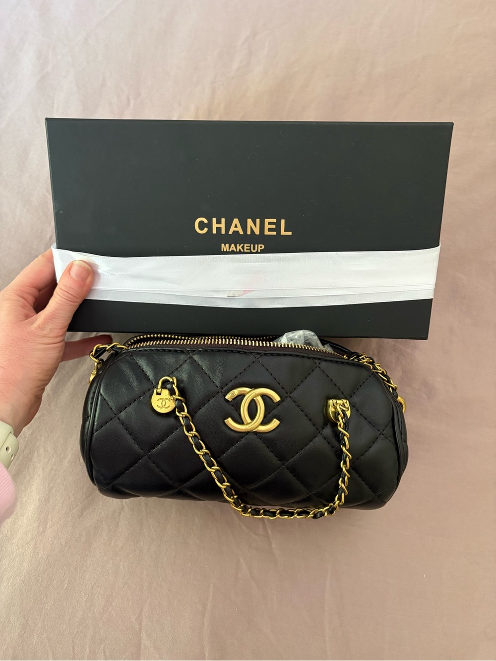Details in description - promotional item. Small quilted, Crossbody or handbag.